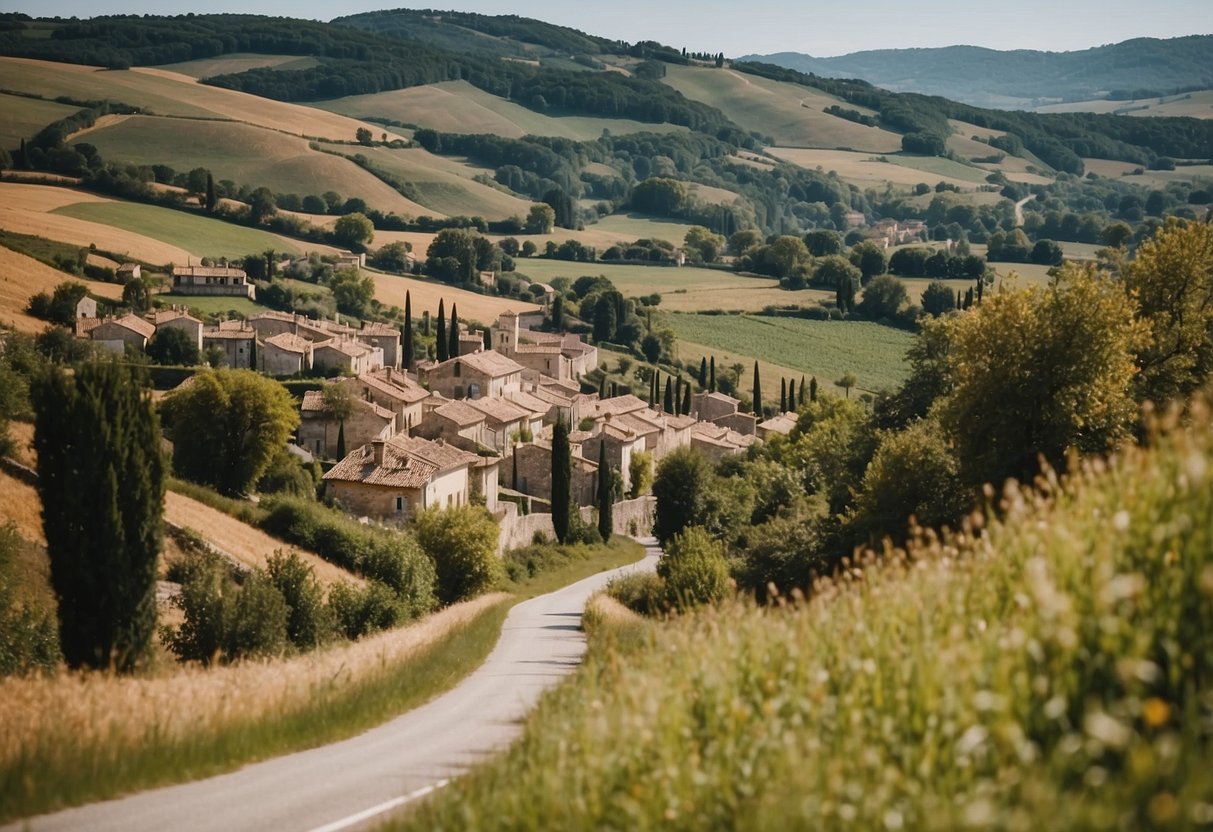Rolling hills and charming villages line the scenic camper routes of France, with historic landmarks and breathtaking views at every turn